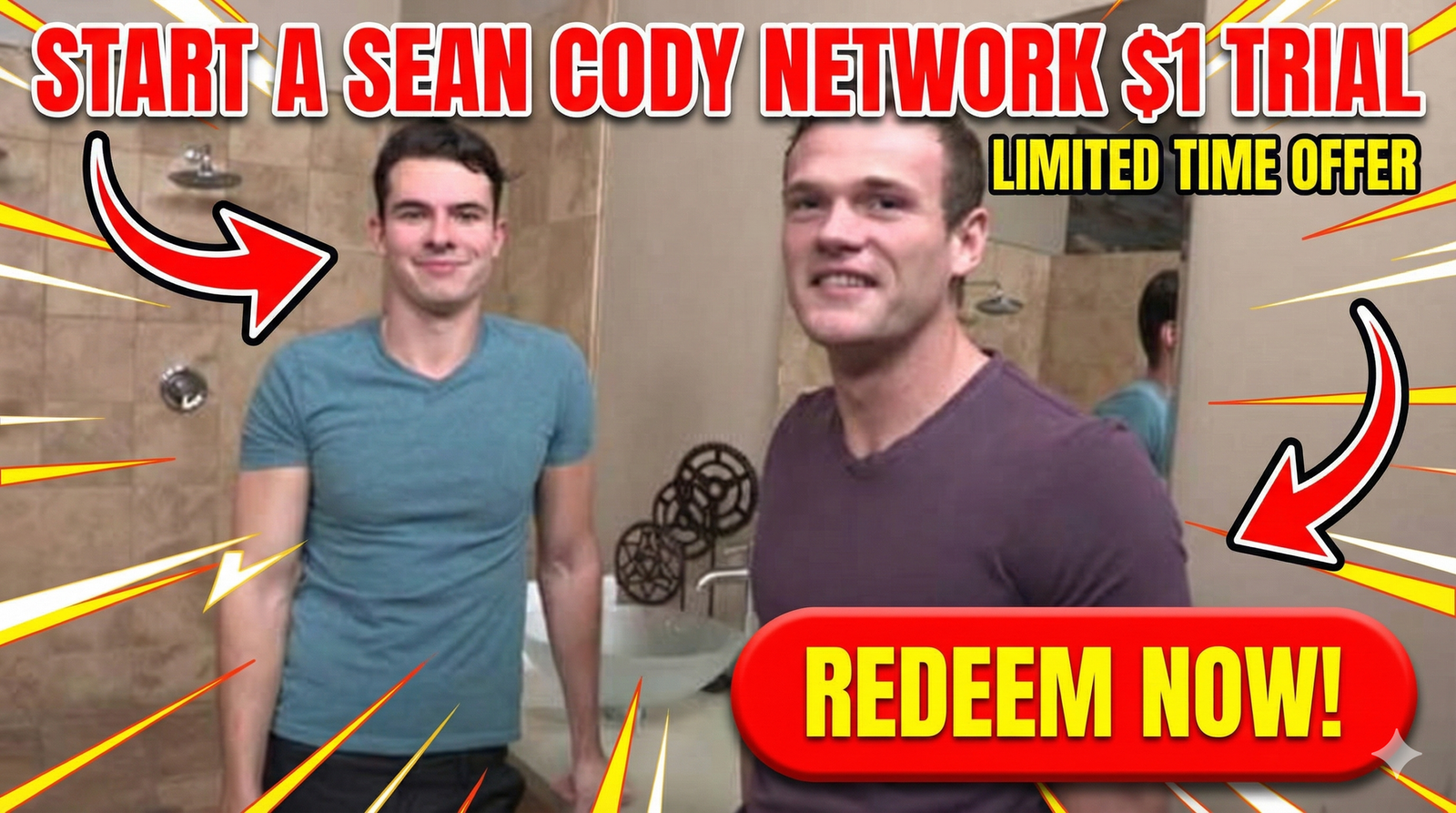 Sean Cody Network $1 Trial Offer: Experience Premium HD Streaming