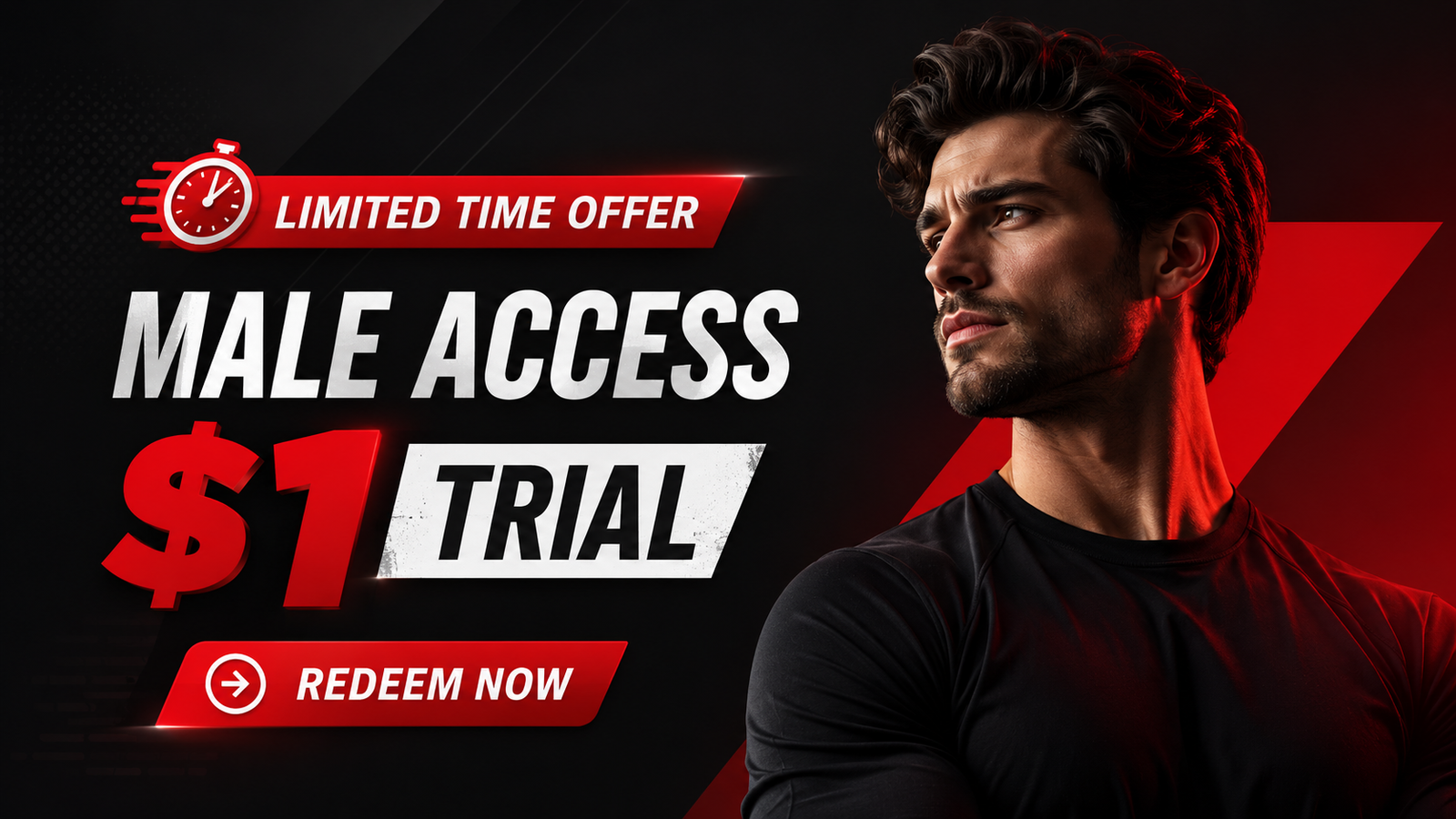 Male Access $1 Trial